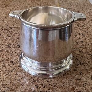 Vtg 1963 International Silver Co. Soldered Sugar Bowl Handles 10oz Art Deco
